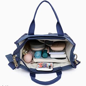 Canvas Tote Bag Women Casual Satchel Bag Handbag Fashion Stylish Crossbody Bag