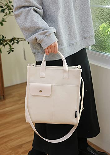 Canvas Tote Bag Women Casual Satchel Bag Handbag Fashion Stylish Crossbody Bag