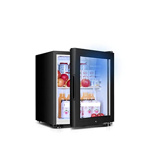 HESNDxbx Mini Fridge 60L Ice Bar Freezer Fresh Keeping Cabinet Constant Temperature Wine Red Wine Family Living Room Single Door Small Refrigerator