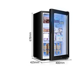 HESNDxbx Mini Fridge 60L Ice Bar Freezer Fresh Keeping Cabinet Constant Temperature Wine Red Wine Family Living Room Single Door Small Refrigerator