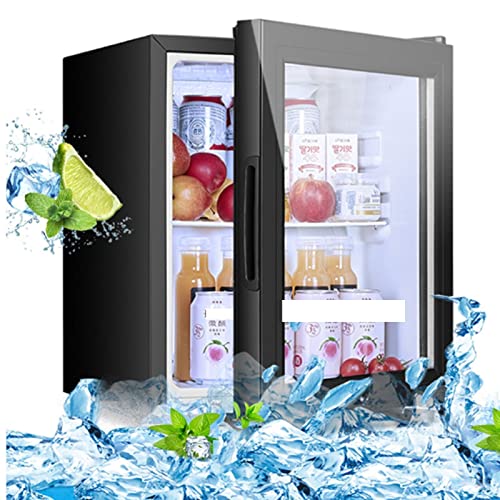 HESNDxbx Mini Fridge 60L Ice Bar Freezer Fresh Keeping Cabinet Constant Temperature Wine Red Wine Family Living Room Single Door Small Refrigerator