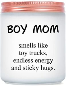 gifts for mom, birthday gifts for mom from daughters or son, funny christmas gifts for mom who have everything, mother’s day gifts, christmas present, lavender scented candles(9oz,white)