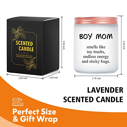 Gifts for Mom, Birthday Gifts for Mom from Daughters or Son, Funny Christmas Gifts for Mom Who Have Everything, Mother's Day Gifts, Christmas Present, Lavender Scented Candles(9oz,White)