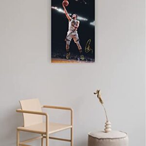 priman Stephen Curry Poster 12x18inches(30x45cm) Unframed Canvas Paintings Motivational And Cool Basketball Star Wall Art For Room Aesthetics Boys Gift