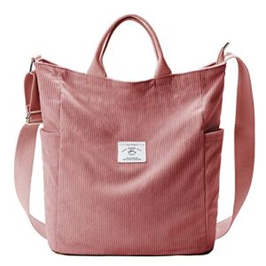 kalidi casual tote bag, canvas tote handbag casual shoulder crossbody hobo bag work colledge shopping