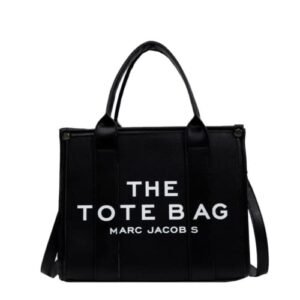 knzdvoy Women's The Tote Bag, Large Satchel Tote Bag for Autumn Winter Tote Bag Fashion Large Capacity Messenger Bag (10.6'' L X 9''H X 4.3'' T,Black)