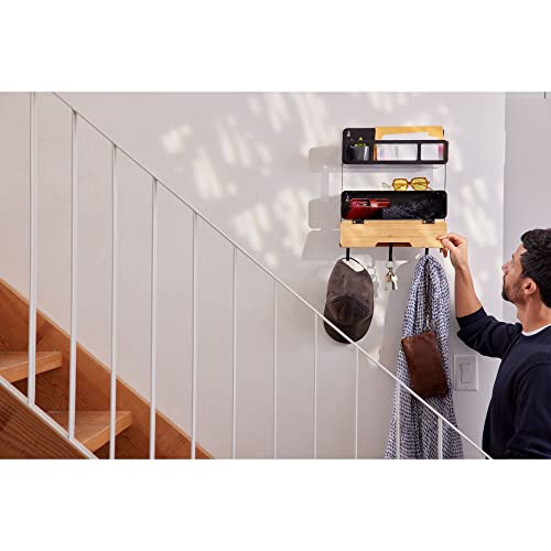 BLACK + DECKER BLACK HANGING RACK SYSTEM-SHELF W/DOOR (BDSTKT282BK)