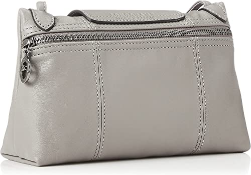 Longchamp Le Pliage Cuir Small Crossbody Leather Shoulder Bag Grey