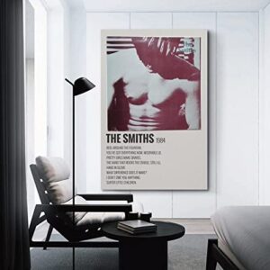 The Smiths Music Posters For Room Aesthetic 90s Canvas Art Painting Decor Wall Posters Bedroom Gym Decorative Gift 12x18inch(30x45cm)