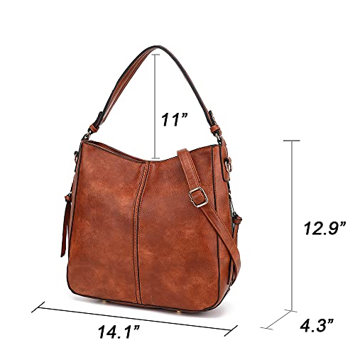 Style Strategy Hobo Bags for Women Designer Handbags Large Crossbody Bucket Purse and Shoulder Bags