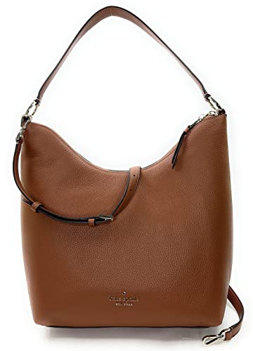 Kate Spade Zippy Pebbled Leather Shoulder Bag (Warm ginger bread)