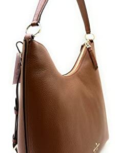 Kate Spade Zippy Pebbled Leather Shoulder Bag (Warm ginger bread)