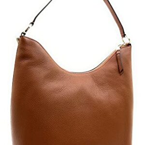 Kate Spade Zippy Pebbled Leather Shoulder Bag (Warm ginger bread)