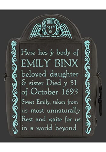 Stitch Shoppe by Loungefly Disney Hocus Pocus Here Lies Emily Binx Convertible Crossbody