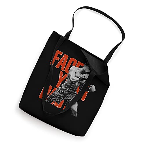 Adonis Creed Face Your Past red typography Tote Bag