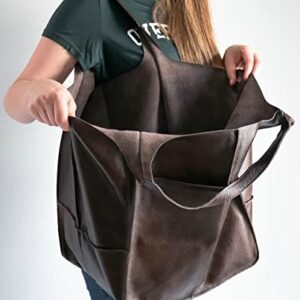 Obosoyo Handbags for Women Big Capacity Shoulder Bag Roomy Bag Ladies Large PU Leather Purse Totes