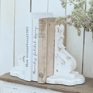 BIG FORTUNE Set of 2 Corbels for Shelves Wood Corbels Decorative Shelf Brackets Wooden Vintage Shelf Farmhouse Decor White Floating Wall Shelf Long