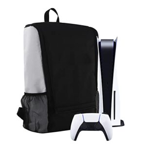 Kadlawus Travel Storage Handbag - Backpack for PS5 Console Protective Luxury Bag for PS5 Set Travel Carrying Case Travel Backpack