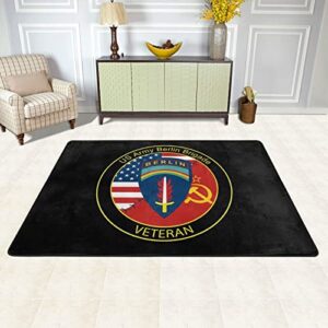 army berlin brigade veteran area rug living room bedroom kitchen sofa bedside carpet floor mats 36″x24″