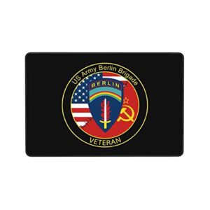 Army Berlin Brigade Veteran Area Rug Living Room Bedroom Kitchen Sofa Bedside Carpet Floor Mats 36"X24"