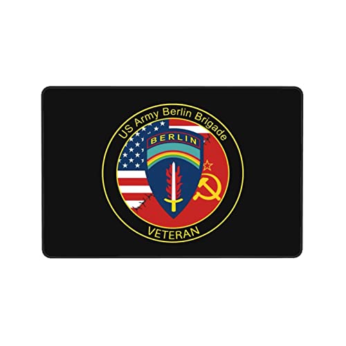 Army Berlin Brigade Veteran Area Rug Living Room Bedroom Kitchen Sofa Bedside Carpet Floor Mats 36"X24"