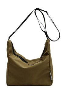 hobo bag women chic tote bag stylish nylon shoulder bag students fashion messenger bag