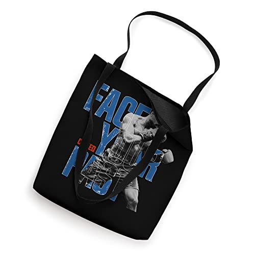 Adonis Creed Face Your Past blue typography Tote Bag