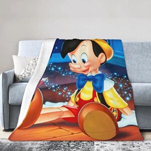 hipeya cartoon blanket lightweight cozy soft throw blanket flannel blankets for bed couch living room 60” x 50”
