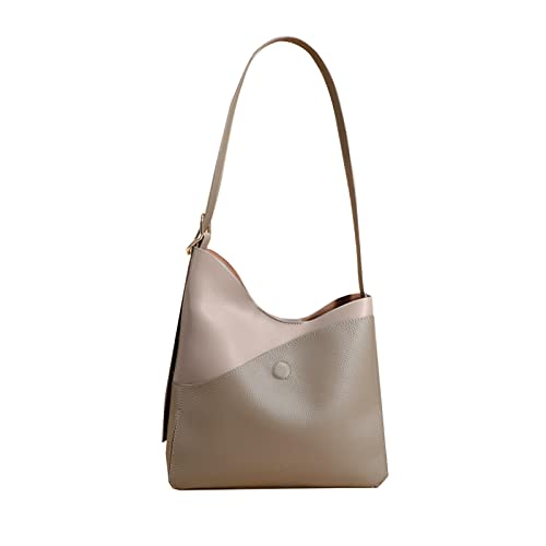 Genuine Leather Shoulder Hobo Purses Handbag for Women Soft Tote Bag Fashion Crossbody Bag