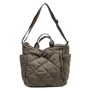 tote bag large handbag shoulder bag cotton down hobo bag handbag chic crossbody retro bag