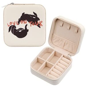 inspired jewelry organizer box hs singer merch portable travel jewelry case storage holder (love on tour)