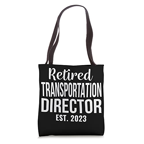 Retired Transportation Director Gift Retirement Tote Bag