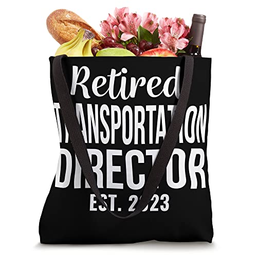 Retired Transportation Director Gift Retirement Tote Bag