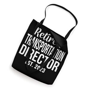 Retired Transportation Director Gift Retirement Tote Bag