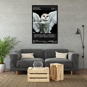 Dnuzlk Deftones Poster Diamond Eyes Music Album Cover Posters Canvas Poster Wall Art Prints Painting for Living Room Decoration Gift 16" x 24" Unframed