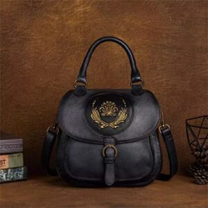 dann women’s retro handbag multipurpose shoulder bag women’s backpack women’s handmade (color : c, size