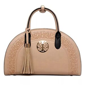 dann handbag vintage leather fringe ladies messenger bag tote bag shoulder bag (color : e, size : 35cm-12cm-22cm)