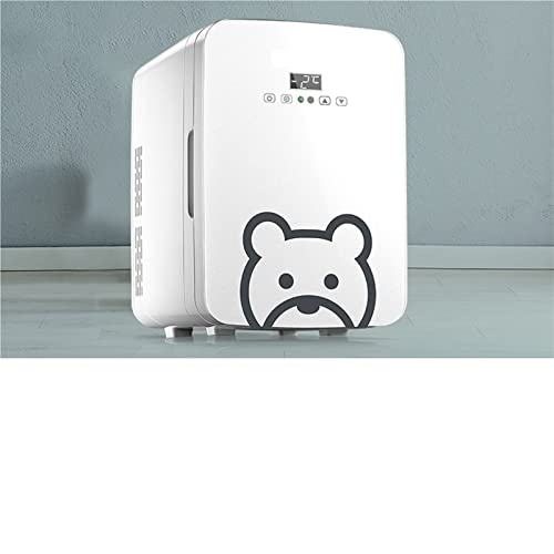 YAARN Small Fridge for Bedroom Refrigerator 10L Refrigerator Mini Small Household Portable Heating and Cooling Box Skin Care Fridge Skincare Fridge