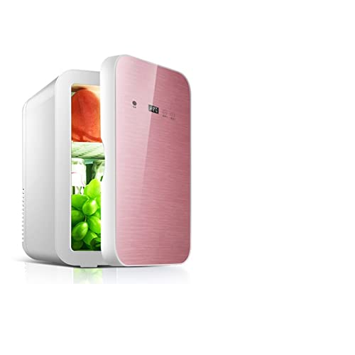 YAARN Small Fridge for Bedroom Portable Refrigerator Compact Multifunction Mini Beauty Cosmetics Refrigerators Drink Cooler Warmer Fridge for Home Car