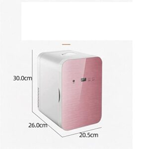 YAARN Small Fridge for Bedroom Portable Refrigerator Compact Multifunction Mini Beauty Cosmetics Refrigerators Drink Cooler Warmer Fridge for Home Car