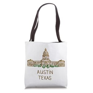 austin city texas souvenir gift for men women tote bag
