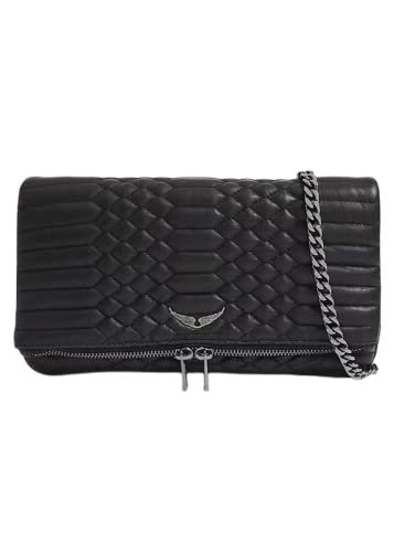 Meboer Women's Casual Leather Chain Crossbody Bag Diamond Check Embroidery Party Bag