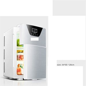 YAARN Small Fridge for Bedroom 20L Refrigerator Mini Small Refrigerator Home Dual-use Cold and Warm -Door Refrigerator Fresh-Keeping Box