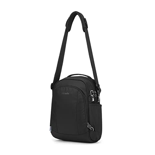 Pacsafe Metrosafe LS250 Anti Theft Shoulder Bag, ECONYL Black