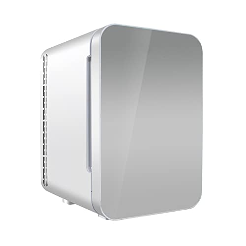 YAARN Small Fridge for Bedroom Refrigerator for Cold and Warm Box Tempered Glass Household Mini Refrigerator