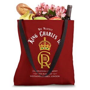 King Charles III 6 May Coronation Watch Party Souvenir Tote Bag