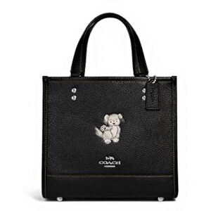 Coach Women's Dempsey Tote 22 (SV/Black Multi With Happy Dog Print)