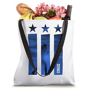 Adonis Creed 3 stars 3 bars blue Tote Bag