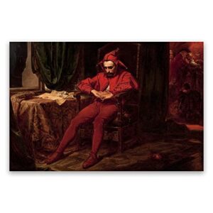 zzpt stanczyk painting by jan matejk – fine art poster – cool wall decor – modern canvas prints wall art for bedroom living room office unframed (12x18in/30x45cm)