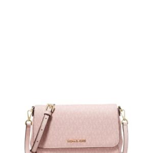 Michael Kors Medium Logo Convertible Crossbody Bag (DK Powder Blush)